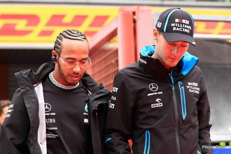 Lewis Hamilton & Russell Mercedes