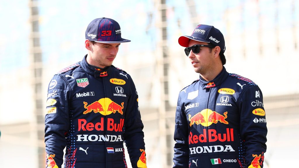 Max Verstappen & Checo Red Bull