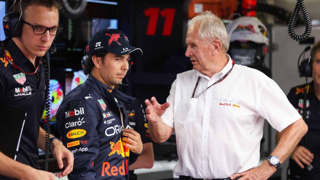 Red Bull- Dr. Helmut Marko & Sergio Perez
