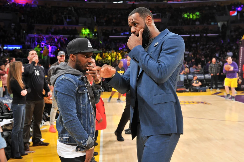 LeBron James and Rich Paul. Source - sportscasting.com