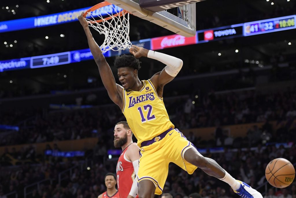Mo Bamba. Los Angeles Lakers. Credit -  Kevork Djansezian/Getty Images