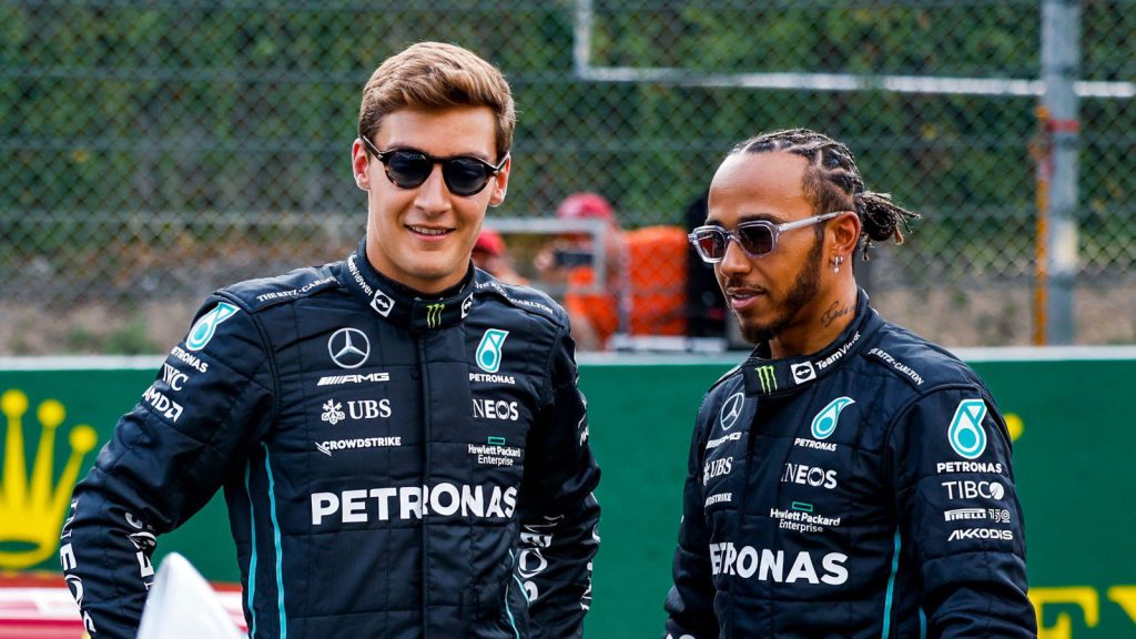 Mercedes, Lewis Hamilton,George Russell