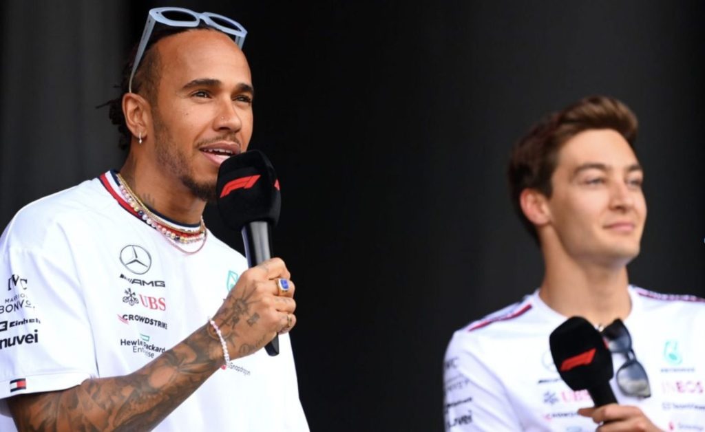 Lewis Hamilton & George Russell At Spanish GP