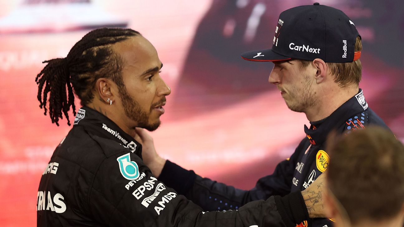 Lewis Hamilton Max Verstappen 2021 Abu Dhabi Grand Prix