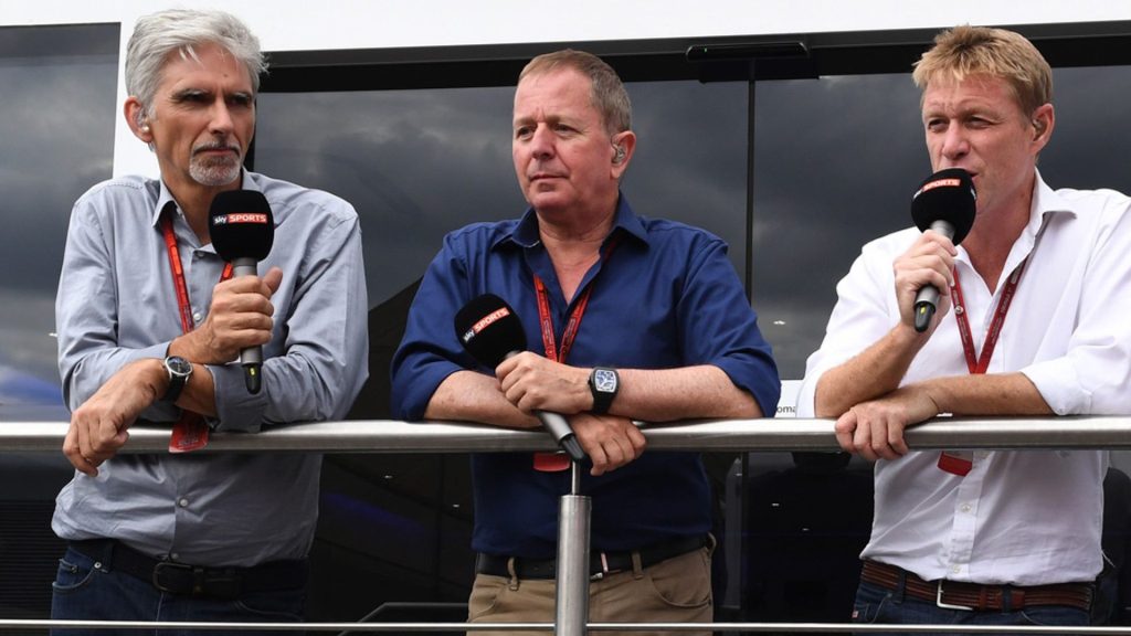 Martin Brundle Damon Hill Sky Sports F1 Pundits